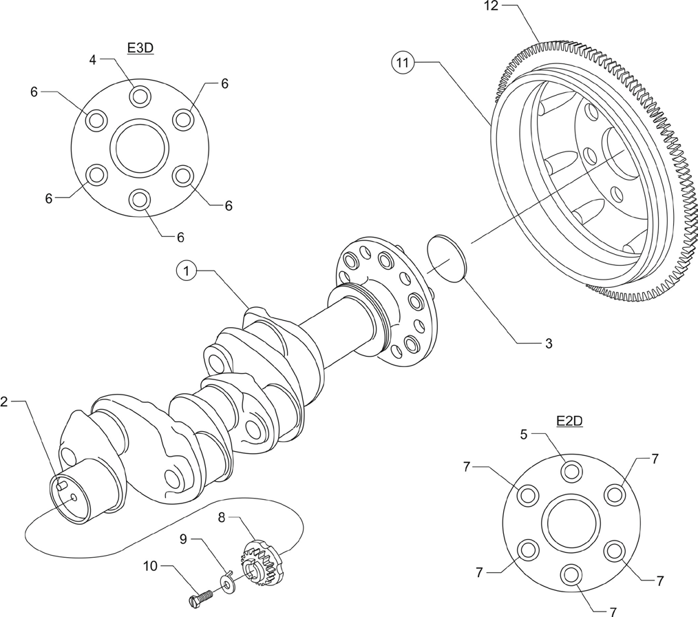 Crankshaft Assembly and Related Parts
