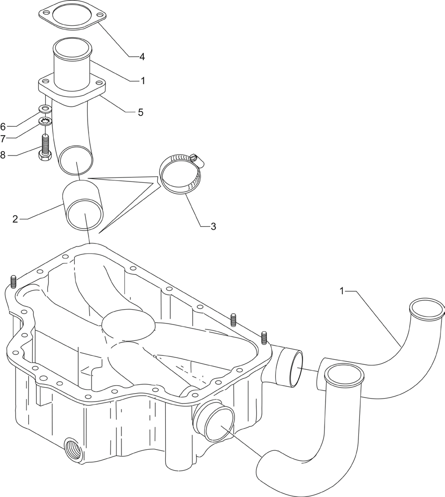 Intake Pipes and Attaching Parts