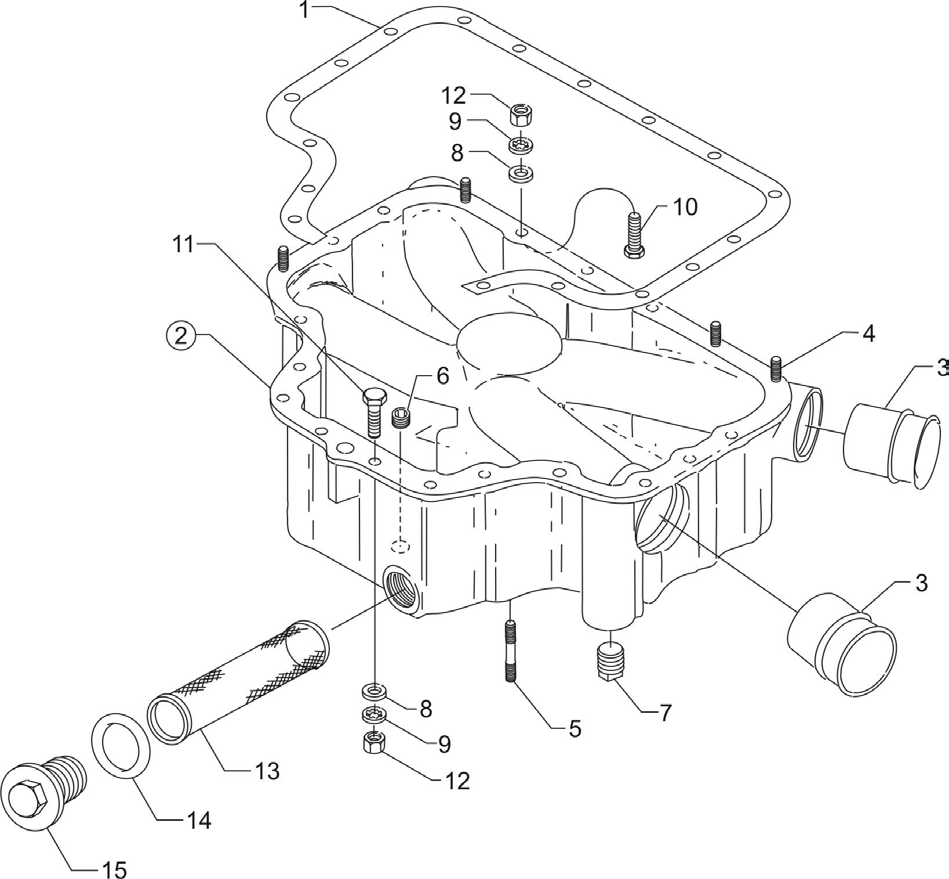 Oil Sump Assembly and Oil Suction Screen