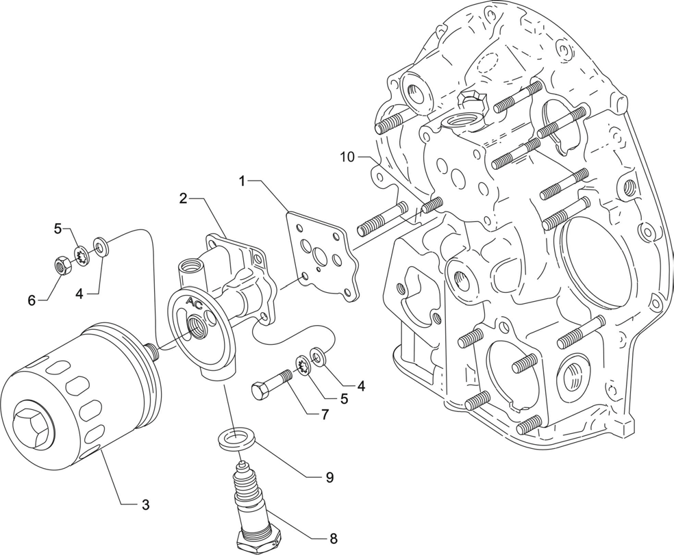 Oil Filter Assembly and Oil Cooler Bypass Valve