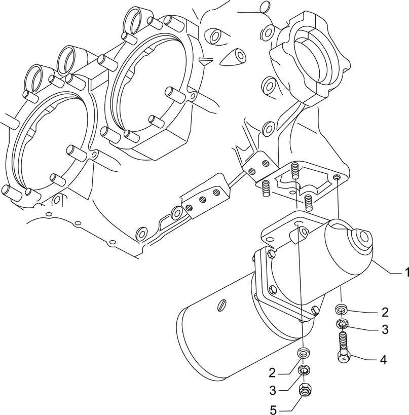 Starter Motor and Attaching Parts